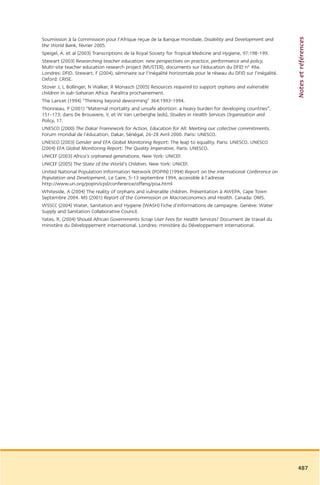 Rapport commission afrique tony blair