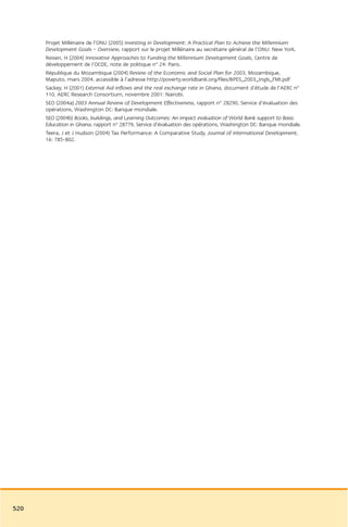 Rapport commission afrique tony blair