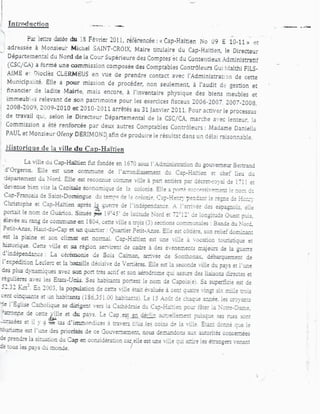 Rapport Complet de la Cour Supérieure des Comptes accusant Moise Jean-Charles de détournement de fonds publics.-
