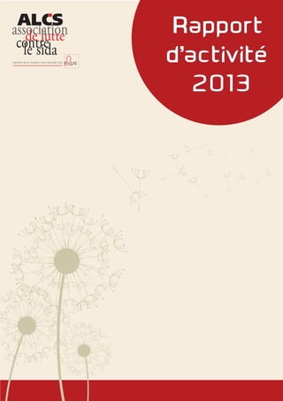 Rapport
d’activité
2013
 