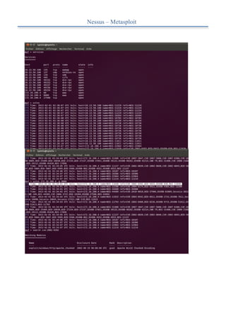 Nessus – Metasploit
 