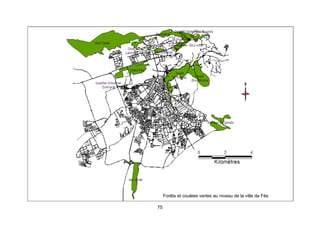 Forêts et coulées vertes au niveau de la ville de Fès

75
 