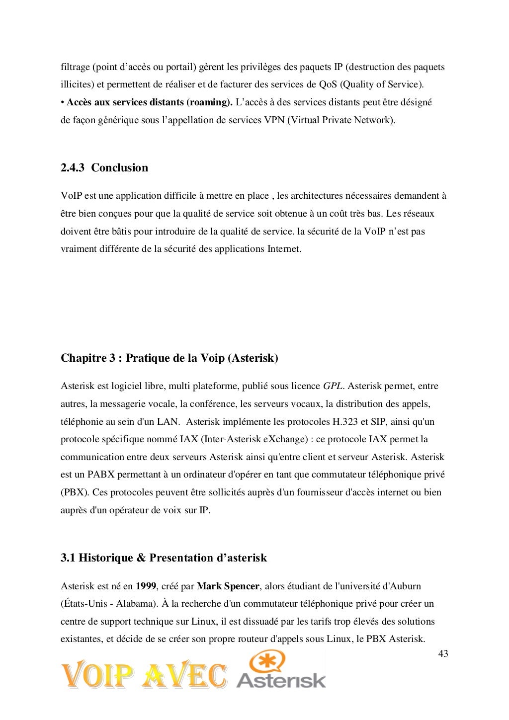 Rapport de fin d'etude