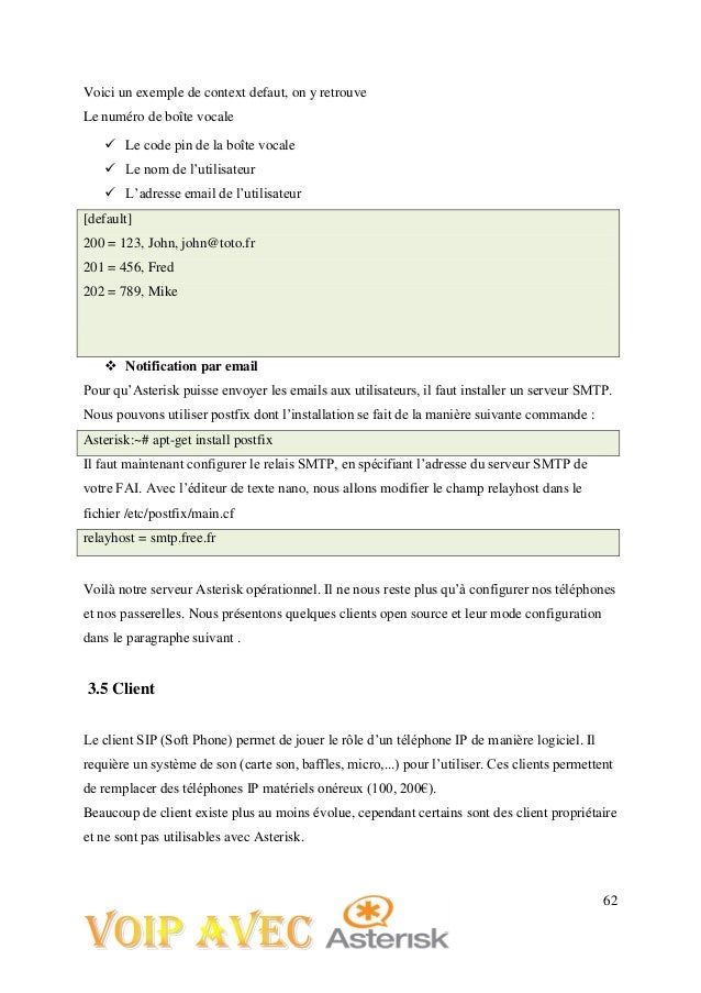 Rapport de fin d'etude