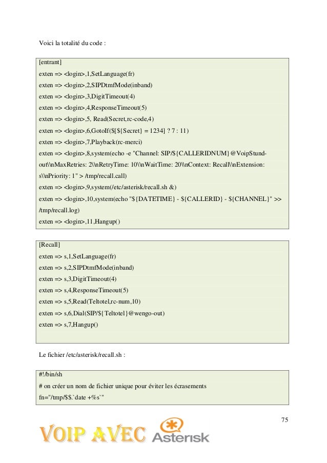 Rapport de fin d'etude