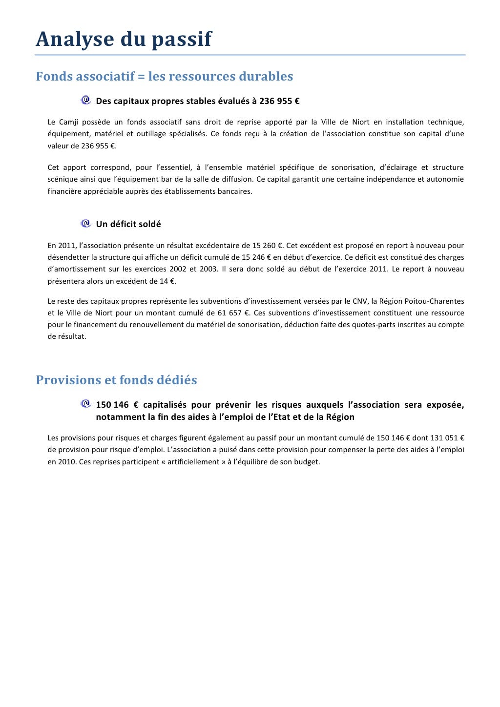 Rapport de gestion 2011