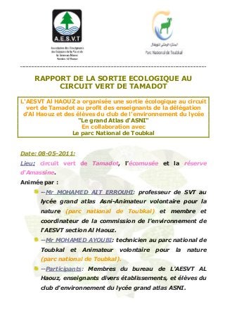 Rapport de l_excurtion_au_circuit_vert_de_tamadot_1_