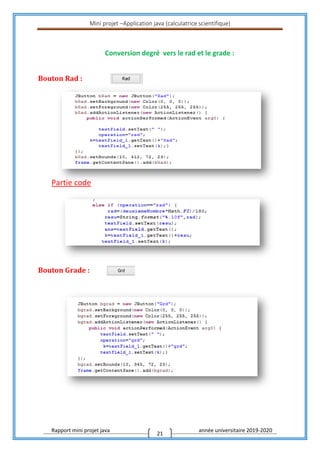 Rapport de mini projet java | PDF