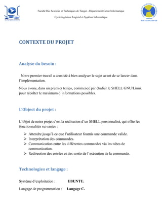 Rapport De Projet Shell