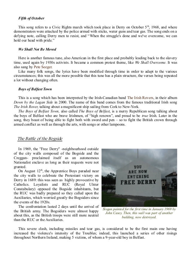 an introduction to the struggles in northern ireland Transcript of the troubles northern ireland remembered the struggle for home rule protestant - catholic tension home rule: an arrangement where the irish could make their own laws concerning local issues (eg education and taxation) while allowing britain to keep control of external issues (eg defence and foreign affairs). an introduction to the struggles in northern ireland Transcript of the troubles northern ireland remembered the struggle for home rule protestant - catholic tension home rule: an arrangement where the irish could make their own laws concerning local issues (eg education and taxation) while allowing britain to keep control of external issues (eg defence and foreign affairs).