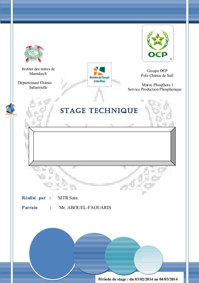 telecharger page de garde rapport de stage word