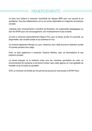Mon Rapport De Stage Chez Mrp