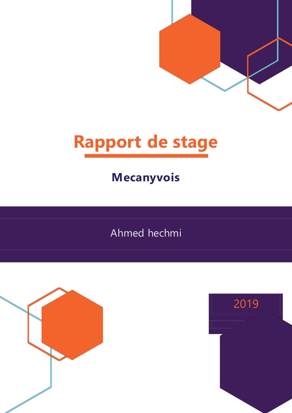 Rapport de stage