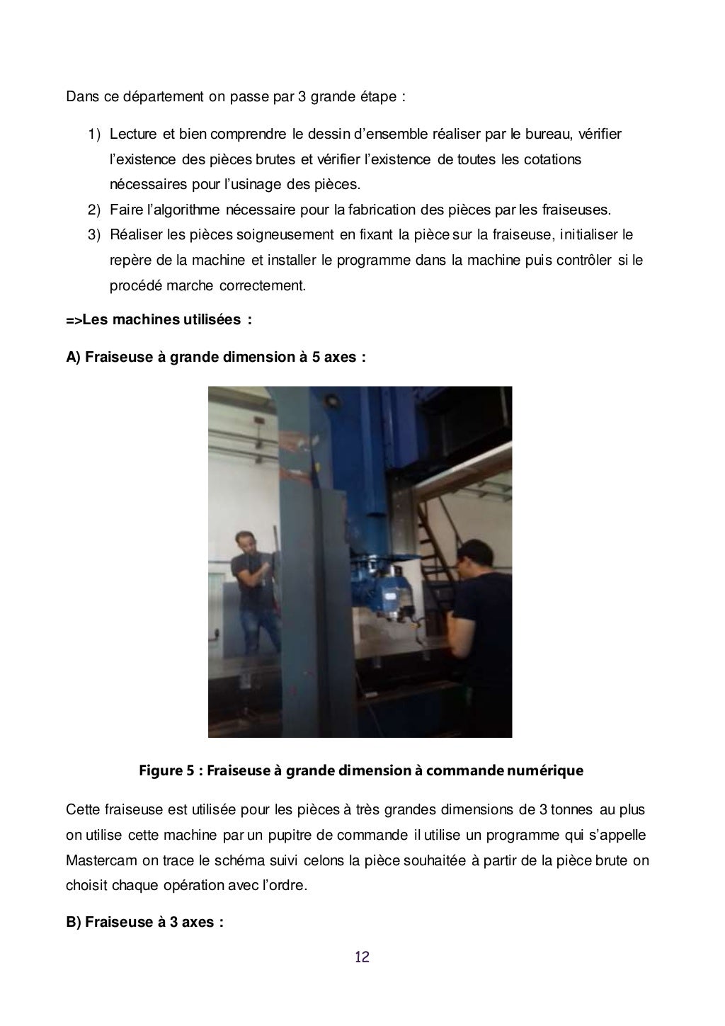 Rapport de stage