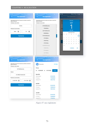 73
CHAPITRE 4 : REALISATION
Figure 47: mes règlements
 