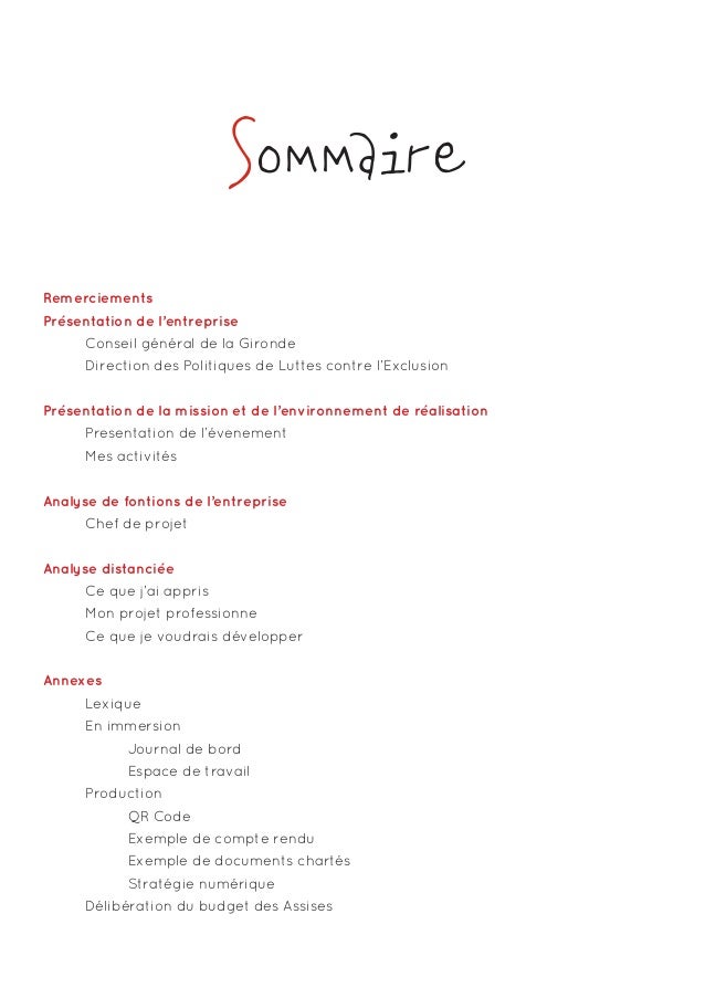 Rapport de stage