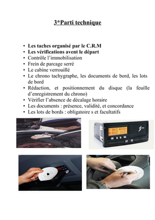 Rapport de stage transportde marchandise