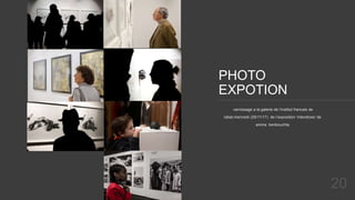 20
PHOTO
EXPOTION
vernissage a la galerie de l’institut francais de
rabat.mercredi (29/11/17) de l’exposition ‘interstices’ de
amina benbouchta
Laurence Olivier
 