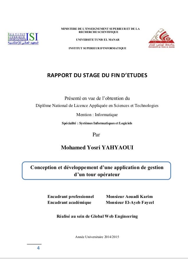Exemple De Rapport De Stage Bts Banque Jermanmexi