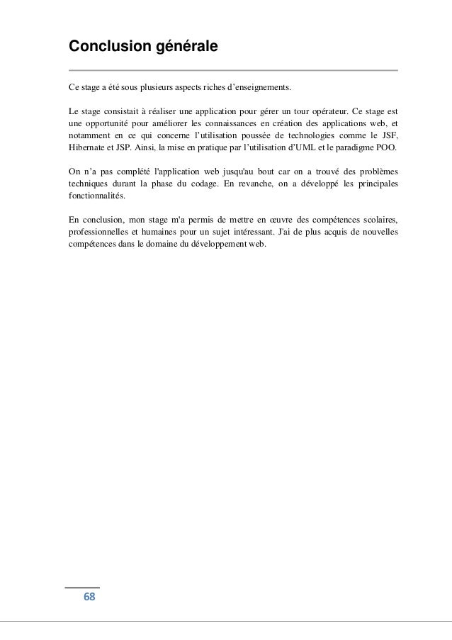 Exemple De Conclusion De Projet  gongsyimox