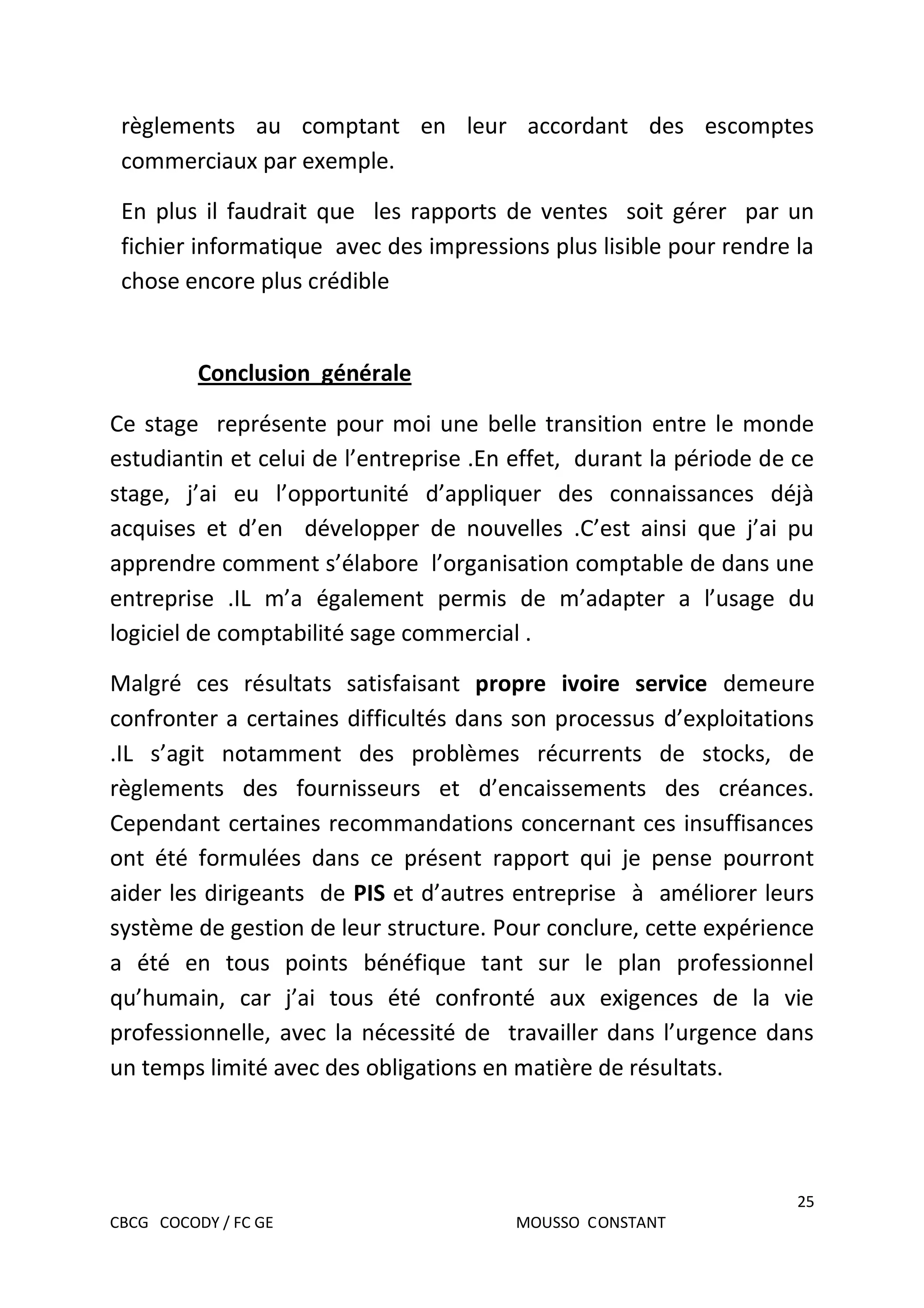 Exemple Rapport De Stage Bts Comptabilite Rapport de stage bts finances comptabilite et gestion d entreprises