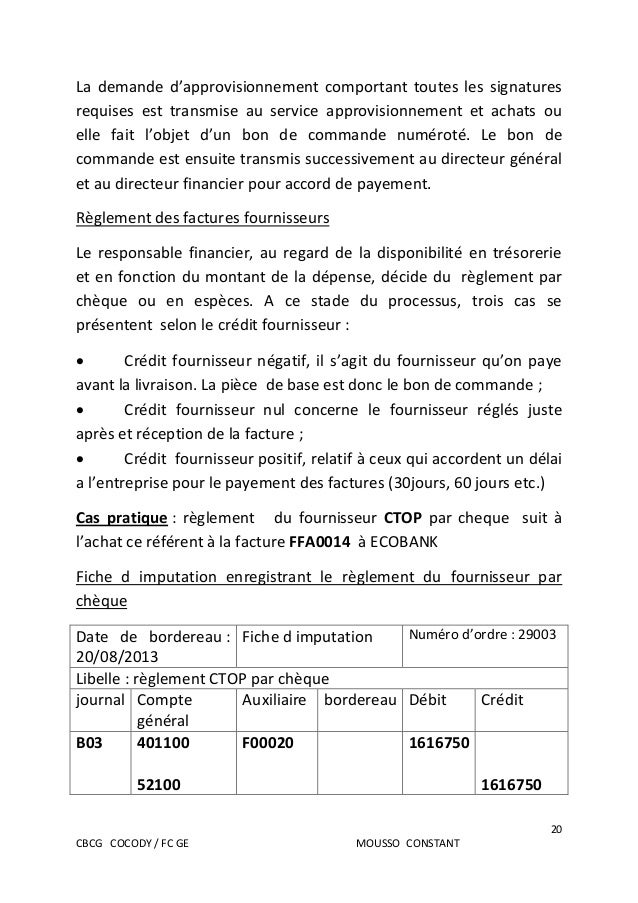 Rapport de stage bts finances comptabilite et gestion d ...