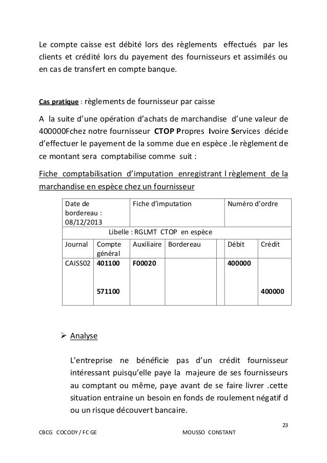 Rapport de stage bts finances comptabilite et gestion d entreprises