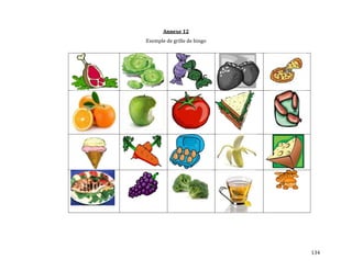 134
Annexe 12
Exemple de grille de bingo
 