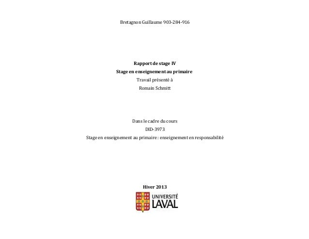 Rapport de stage IV-Version finale