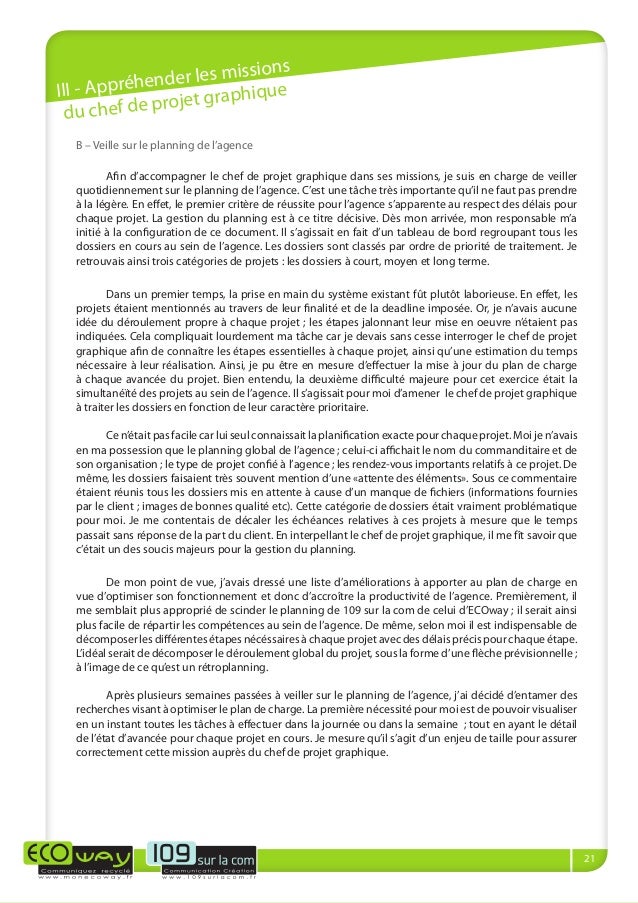 Ludivine Caron  Rapport de stage  Licence 3  Agence de communicati…
