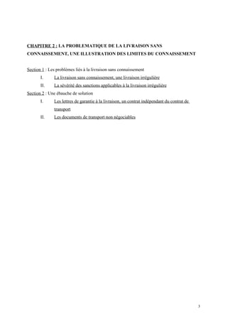 Rapport de stage maritime