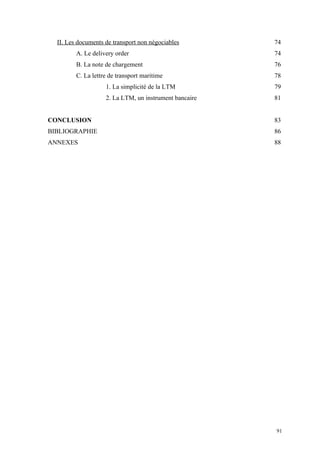 Rapport de stage maritime
