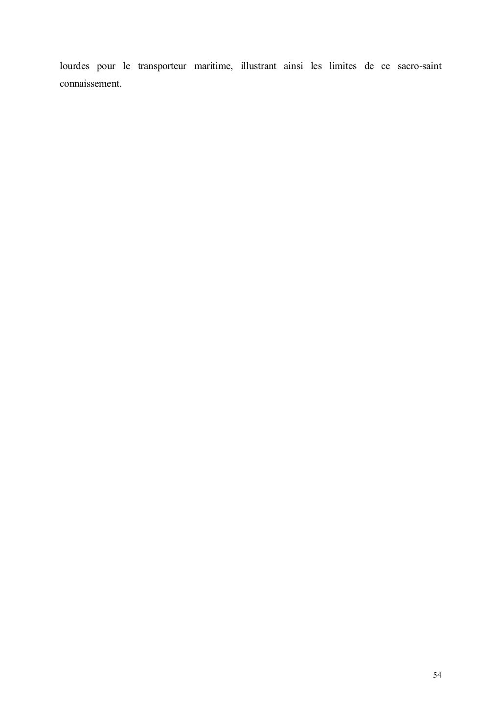 Rapport de stage maritime