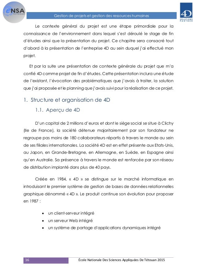 Rapport de stage pfe odoo 8