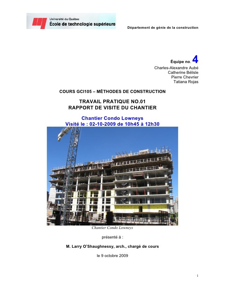 Rapport De Visite De Chantier[1]Photographies Copy