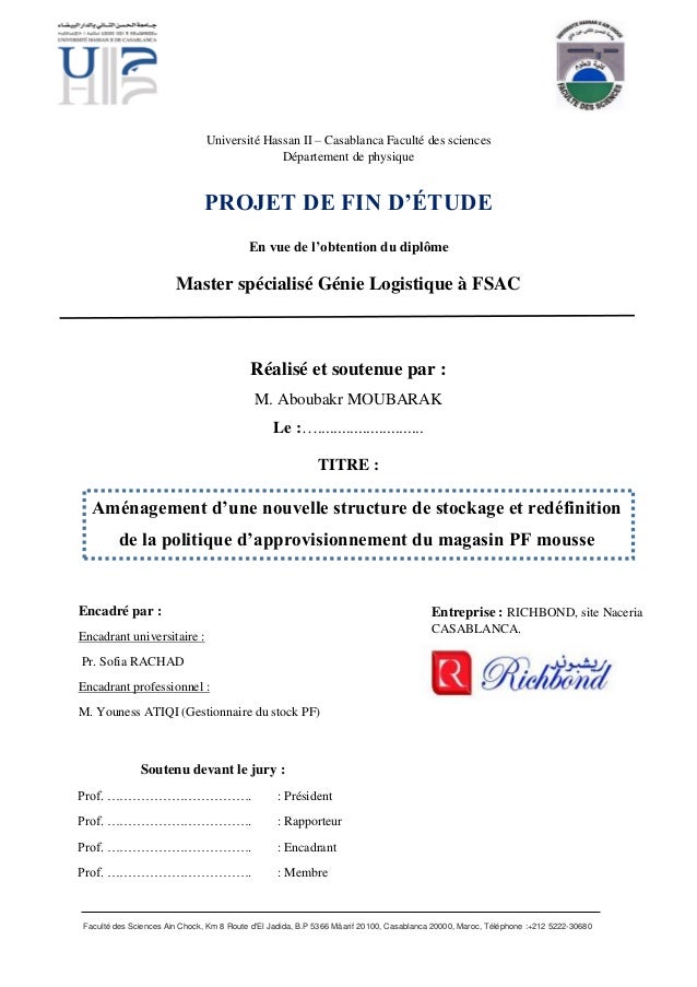 Pfe En Gestion Du Stock