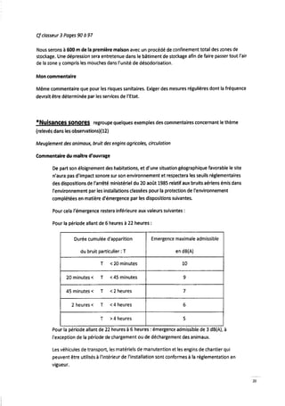 Rapport enquête publique