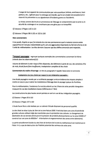 Rapport enquête publique