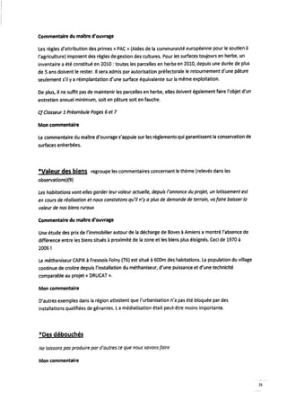 Rapport enquête publique