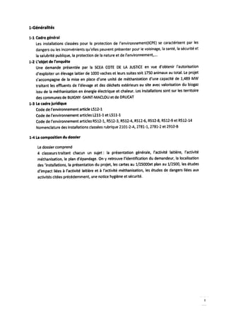 Rapport enquête publique