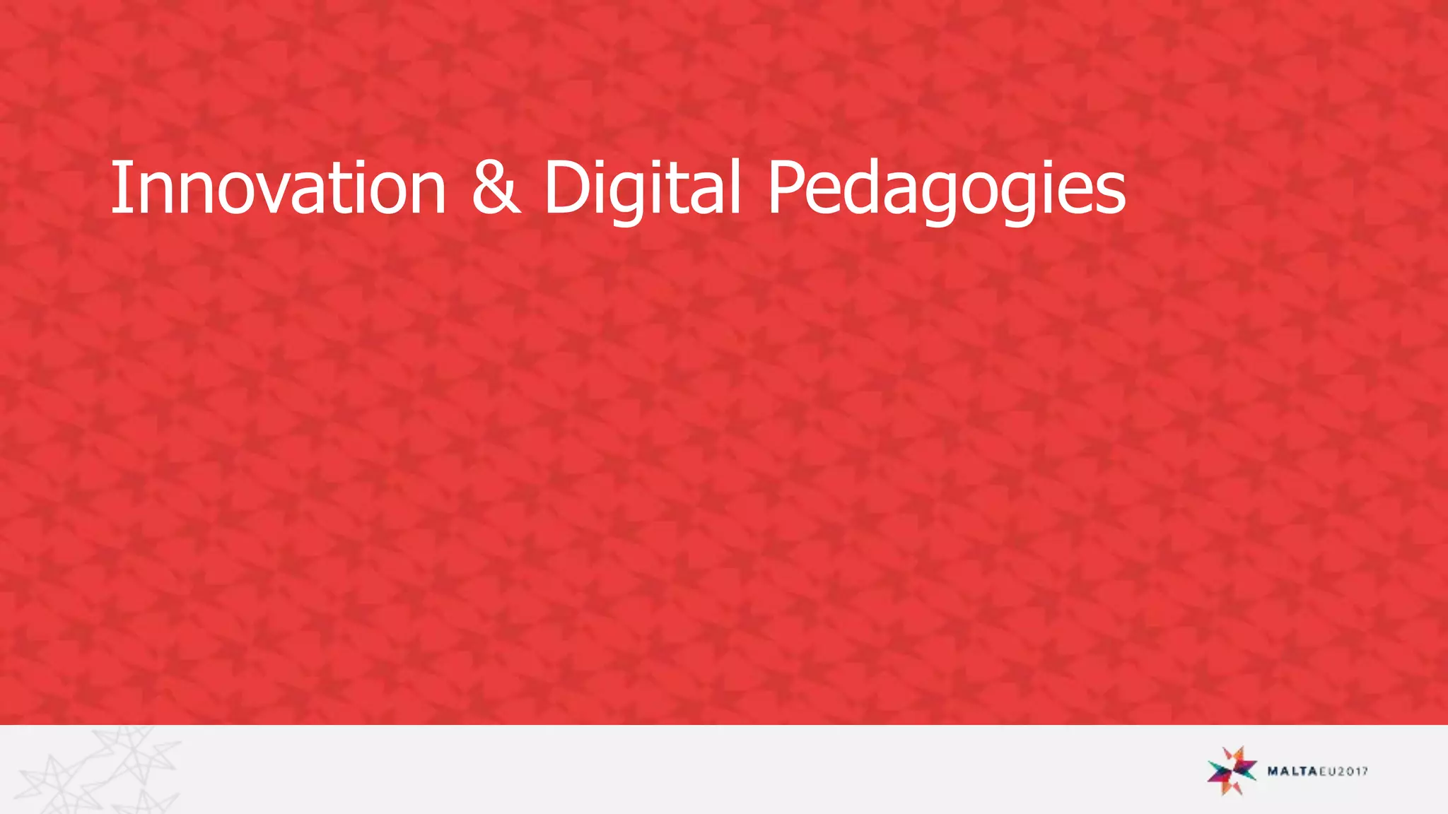 Innovation & Digital Pedagogies
 