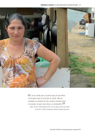 Condamnés à l'errance - Le rapport d'Amnesty International sur les Roms 