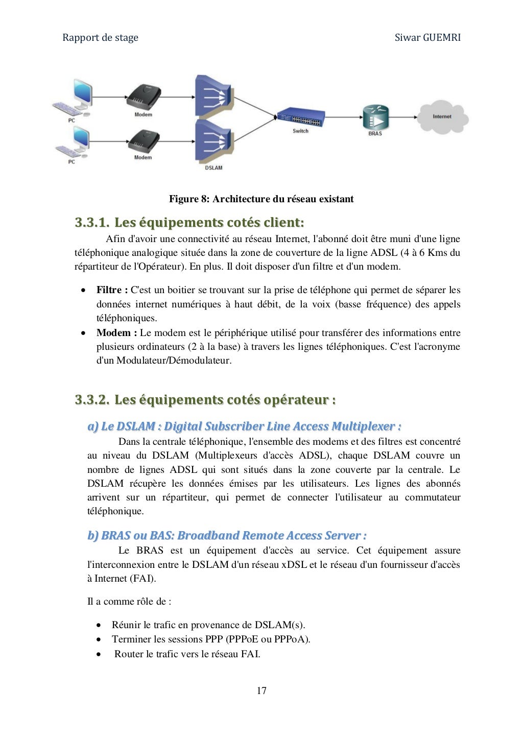 Rapport stage IPMSAN Tunisie télécom