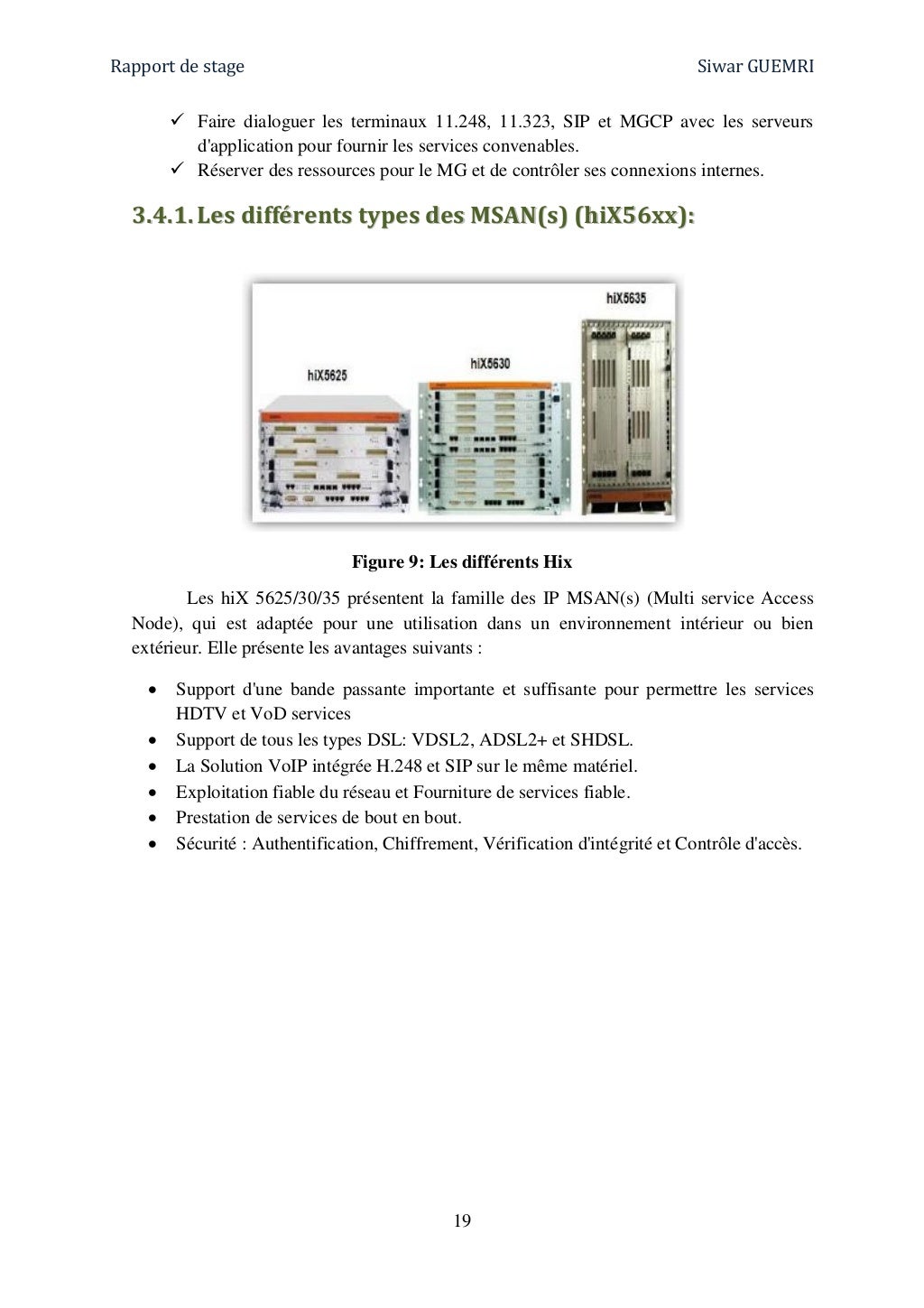 Rapport stage IPMSAN Tunisie télécom