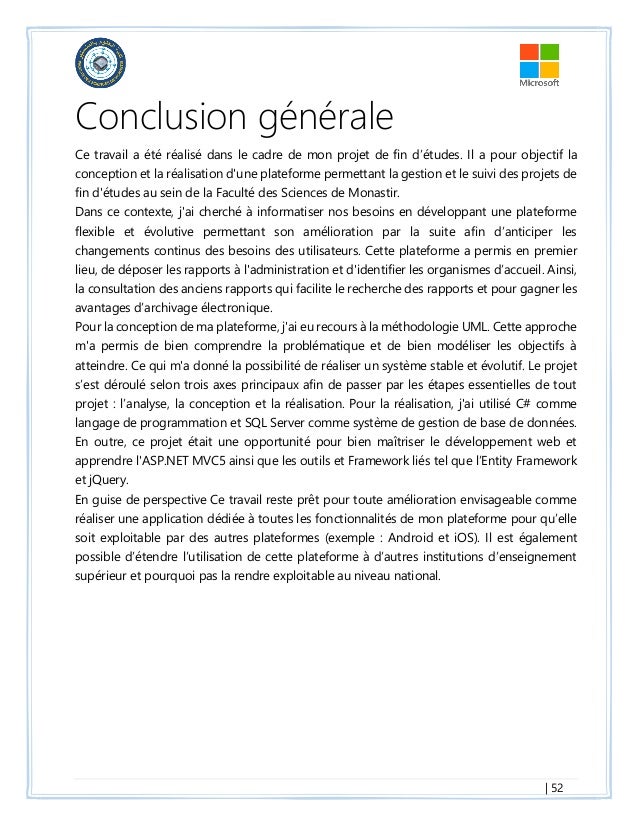 Plateforme de gestion des projets de fin d'études