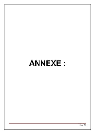 Page 70
ANNEXE :
 