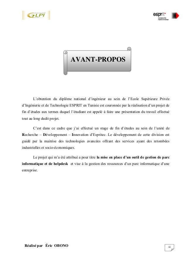 Rapport PFE Gestion de Parc Informatique