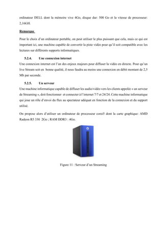 Etude pour la mise en place d'un Streaming TV | PDF