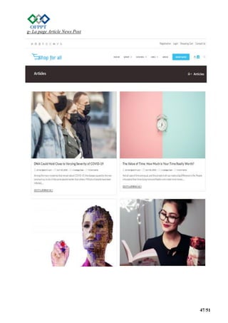 47/51
g- La page Article News Post
 