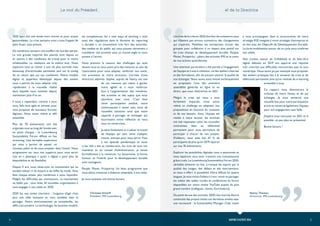 5
4 RAPPORT D’ACTIVITÉ 2020
2020 aura été une année hors norme et pour autant
passionnante. La crise sanitaire nous a tous frappés de
plein fouet, sans préavis.
De nombreux secteurs ont souffert de lourdes pertes.
La très grande majorité des salariés sont depuis un
an soumis à des conditions de travail pour le moins
inhabituelles. La résilience est le maître mot. Nous
espérons tous un retour à une vie plus normale mais
beaucoup d’incertitudes persistent tant sur le timing
de ce retour que sur ses conditions. Notre modèle
digital et paperless développé depuis des années
nous a permis de nous adapter très
rapidement à la nouvelle réalité
dans laquelle nous sommes depuis
maintenant plus d’un an.
Il nous a cependant, comme à vous
tous, fallu être agile et innover pour
vous proposer de nouveaux formats
digitaux. Nous avons relevé le défi
ensemble.
Plus de 70 évènements ont été
organisés tout au long de l’année avec
en point d’orgue : le Luxembourg
Sustainability Forum diffusé en live
streaming. Une véritable expérience
qui nous a permis de passer un
nouveau palier et de nous projeter dans l’avenir. Nous
progressons sur tous nos supports pour vous servir
tant en « physique » qu’en « digital » pour plus de
disponibilité et de flexibilité.
Depuis 4 ans, nous observons un mouvement qui ne
semble relever ni du hasard ni de l’effet de mode. Vous
êtes chaque année, plus nombreux à nous rejoindre.
Malgré les difficultés qui s’annoncent, ce mouvement
ne faiblit pas : vous étiez 24 nouvelles organisations à
vous engager à nos côtés en 2020.
2020 fut une année charnière : l’urgence d’agir n’est
plus une idée lointaine et vous semblez bien la
partager. Notre environnement se complexifie, les
défis s’accumulent. La technologie, les business models,
les compétences, les « new ways of working » mais
aussi des régulations dans le domaine du reporting
« durable  », un mouvement très fort des autorités,
des medias et du public qui nous pousse clairement à
considérer nos activités sous un nouvel angle et nous
pousse à l’action.
Nous prenons la mesure des challenges qui sont
devant nous et nous avons pris des mesures au sein de
l’association pour nous adapter, renforcer nos outils,
nos processus et notre structure. L’arrivée d’une
directrice adjointe, Sophie, auprès de Nancy est une
de ces mesures qui visent à garder
notre agilité et à nous renforcer
face à l’augmentation des membres,
des activités et des sujets que nous
abordons avec vous. C’est bien
votre participation assidue, votre
enthousiasme à tester avec nous de
nouvelles solutions ainsi que votre
capacité à partager et échanger qui
nourrissent notre réflexion et nous
vous en remercions.
Je tiens finalement ici à saluer le travail
de l’équipe qui sans cesse s’adapte,
innove, anticipe pour vous servir. Face
à cet épisode pandémique et cette
crise, elle a été au rendez-vous. Au nom de tous nos
membres et du conseil d’administration, je tenais
formellement à la remercier. Le dynamisme, la bonne
humeur et l’intérêt pour le développement durable
sont contagieux.
People, Planet, Prosperity. Un beau programme que
nous allons continuer à élaborer ensemble, à vos cotés.
Je vous souhaite une bonne lecture.
Le mot du President...
Christian Scharff
Président, IMS Luxembourg
L’arrivée de la crise en 2020 doit finir de convaincre ceux
qui n’étaient pas encore convaincus des changements
qui s’opèrent. Mobiliser les entreprises, activer des
groupes pour collaborer à un impact plus positif sur
les trois champs du développement durable, People,
Planet, Prosperity - piliers des activités IMS et le coeur
de nos actions quotidiennes. 
Une attention particulière a été portée à l’engagement
de l’équipe et à notre cohésion, via des ateliers internes
et des formations, afin de pouvoir assurer la qualité de
nos échanges. Nous avons aussi innové techniquement
en proposant l’une des première
assemblée générale en ligne et en
direct, que nous réitérerons en 2021.  
Malgré la crise qui nous a tous
fortement impactés, nous avons
relevé ce challenge en adaptant nos
propositions en fonction du contexte
et de vos besoins. Ainsi, l’équipe est
restée à votre écoute, les activités
ont été repensées selon les nouvelles
contraintes liées au télétravail
permanent pour vous permettre de
participer à chacun de nos projets.
D’ailleurs, vous avez été 47 % de
participants de plus qu’en 2019 répartis
sur nos 76 évènements.  
Explorer les possibilités digitales nous a passionnés et
nous espérons vous avoir transmis nos connaissances
grâce à cela. Le Luxembourg Sustainability Forum 2020,
véritable émission en live, a marqué les esprits par la
qualité des images, des débats et des interventions,
et nous a offert la possibilité d’être diffusé en quatre
langues. Je vous invite d’ailleurs à voir, revoir et partager
les vidéos des tables rondes et conférences du forum
disponibles sur notre chaîne YouTube auprès du plus
grand nombre (collègues, clients, fournisseurs).  
Du point de vue des activités, 2020 s’est inscrite dans la
continuité des projets initiés ces dernières années avec
une nouveauté : le Sustainability Manager Club, visant
à vous accompagner dans la structuration de votre
stratégie RSE intégrée à votre stratégie d’entreprise et
en lien avec les Objectifs de Développement Durable.
La forte mobilisation autour de ce cycle nous confirme
son utilité.
Nos travaux autour de l’infobésité et du bien-être
digital débutés en 2019 ont apporté une réponse
très concrète aux difficultés rencontrées avec le tout
numérique. Nous avons pu par exemple vous proposer
des ateliers pratiques liés à la situation de crise et de
télétravail permanent ainsi qu’un module de e-learning
accessible à tous. 
Ce rapport vous démontrera la
richesse de notre réseau et de ses
échanges. Je vous remercie une
nouvelle fois pour votre participation
active et remercie également l’équipe
pour son engagement sans faille.
J’espère vous retrouver en 2021 et si
possible, un peu plus en présentiel.
Bonne lecture !
... et de la Directrice
Nancy Thomas
Directrice, IMS Luxembourg
 